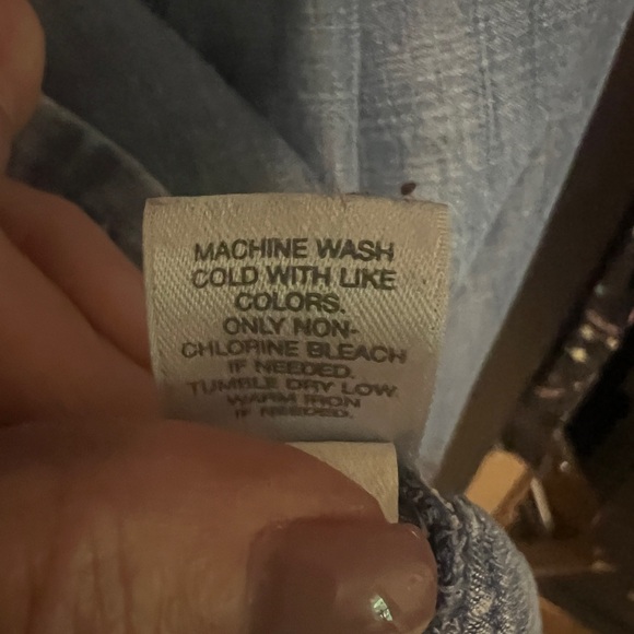 J. Jill Dark Blue Denim Top - Picture 5 of 10